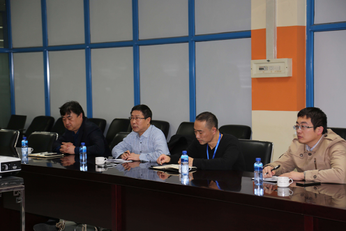 万名干手下基层乌兰察布市国企一队到CQ9电子软件公司调研座谈